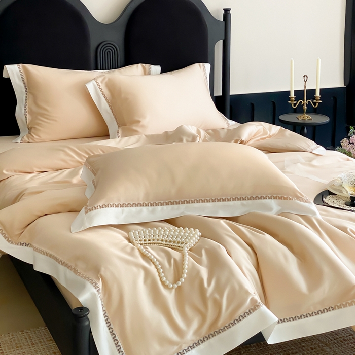 91家纺网 家纺一手货源 找家纺 （总）云栖家居 2025天丝棉镂空四件套-观夏