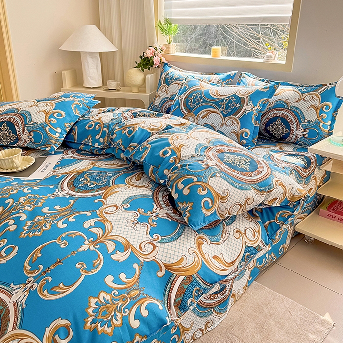 91家纺网 家纺一手货源 找家纺 （总）梵巢家纺 芦荟棉三四件套，床单，被套，枕套化纤四件套