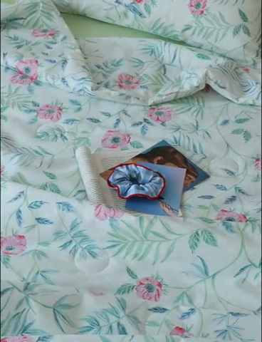 91家纺网 家纺一手货源 找家纺 棉眠 2025新款纯棉花边夏被套件 春之晓晓