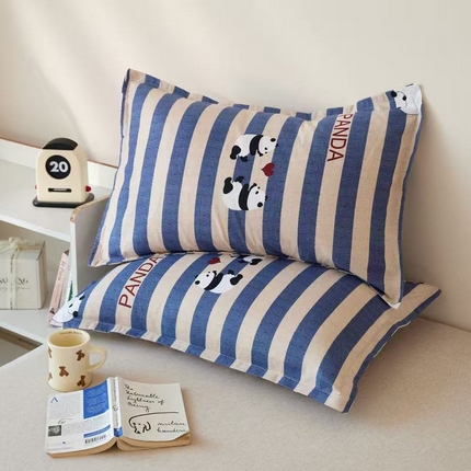 91家纺网 家纺一手货源 找家纺 （总）2025新款活性印染简约枕套