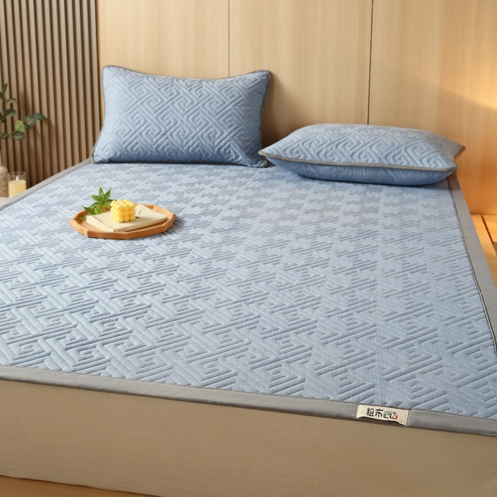 91家纺网 家纺一手货源 找家纺 （总）春皖家纺 2025新款全棉老粗布夹棉凉席护垫