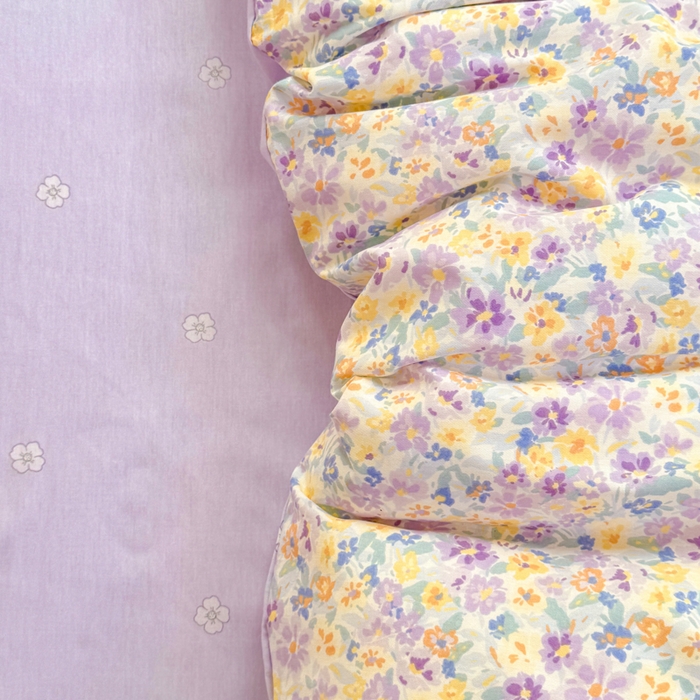 91家纺网 家纺一手货源 找家纺 佑金甜 2025新款100%全棉印花四件套纯棉印花单被套三件套（尺寸已预留）（礼盒塑封包装）（买家秀加V)梵花