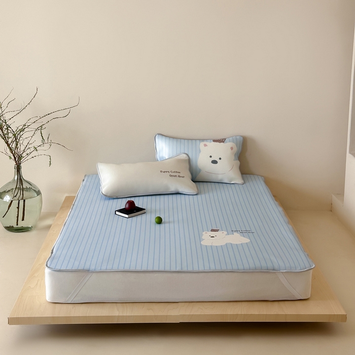 91家纺网 家纺一手货源 找家纺 （总）如一2025A类ins大版数码卡通印花冰丝凉感席