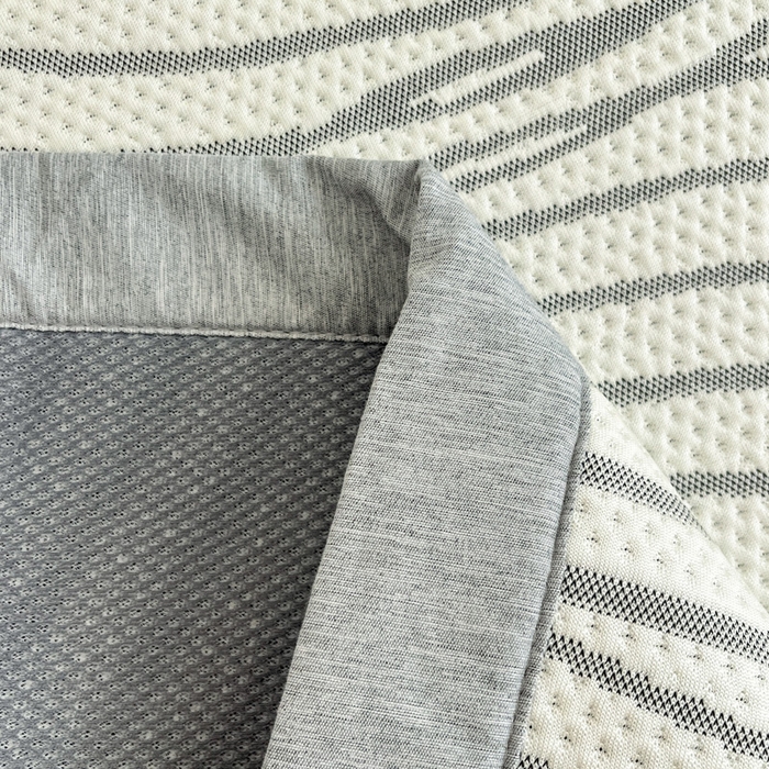 91家纺网 家纺一手货源 找家纺 雅居纺家纺 2025新款A类加厚三明治底简约提花凉感席系列-床席款 曲线-灰