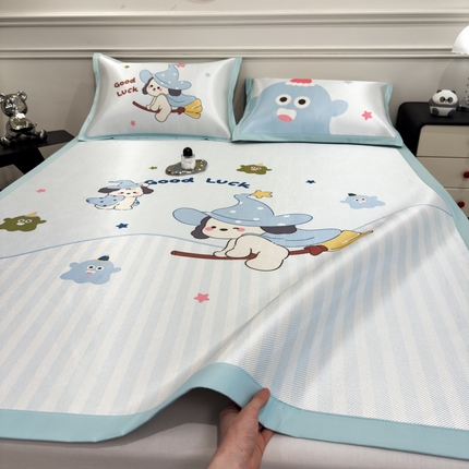 倾慕  2025新款数码大版时尚卡通风冰藤席 魔法女孩