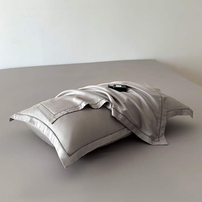 91家纺网 家纺一手货源 找家纺 （总）百寐 2025夏季凉感60S进口兰精天丝枕套50*80/40*60枕芯保护套莱赛尔纤维