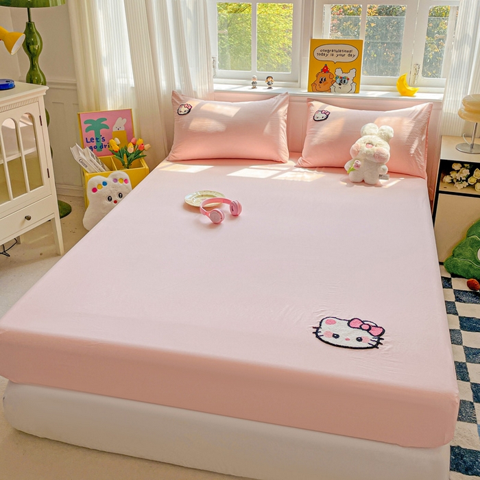 91家纺网 家纺一手货源 找家纺 （总）海岛哥哥 2025春夏新款卡通毛巾绣床笠