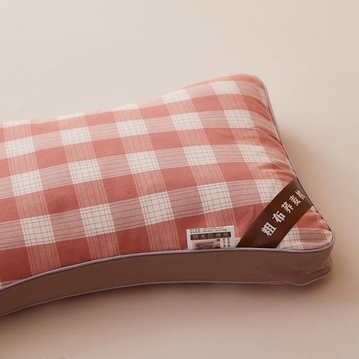 91家纺网 家纺一手货源 找家纺 （总）幸运草2025新款纯棉老粗布荞麦枕