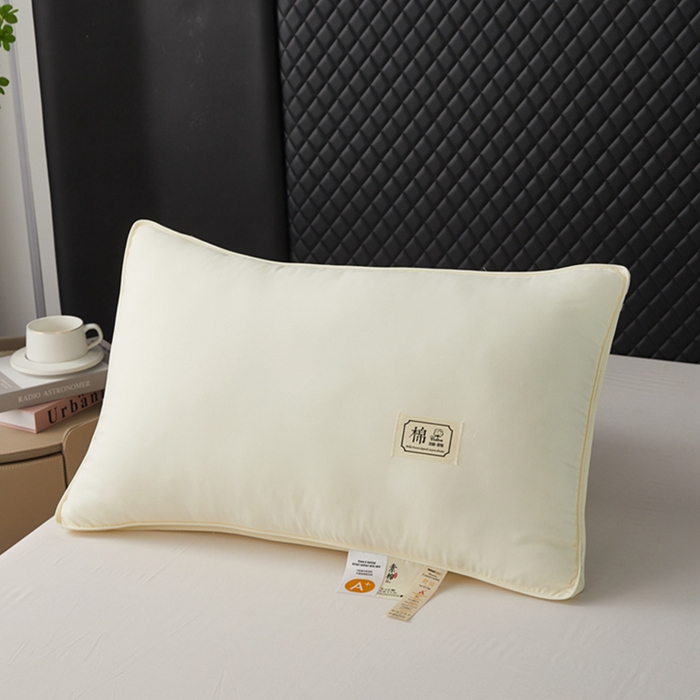 91家纺网 家纺一手货源 找家纺 （总）幸运草2025新款A类素棉亲肤羽丝绒枕芯单人成人用超柔软枕头