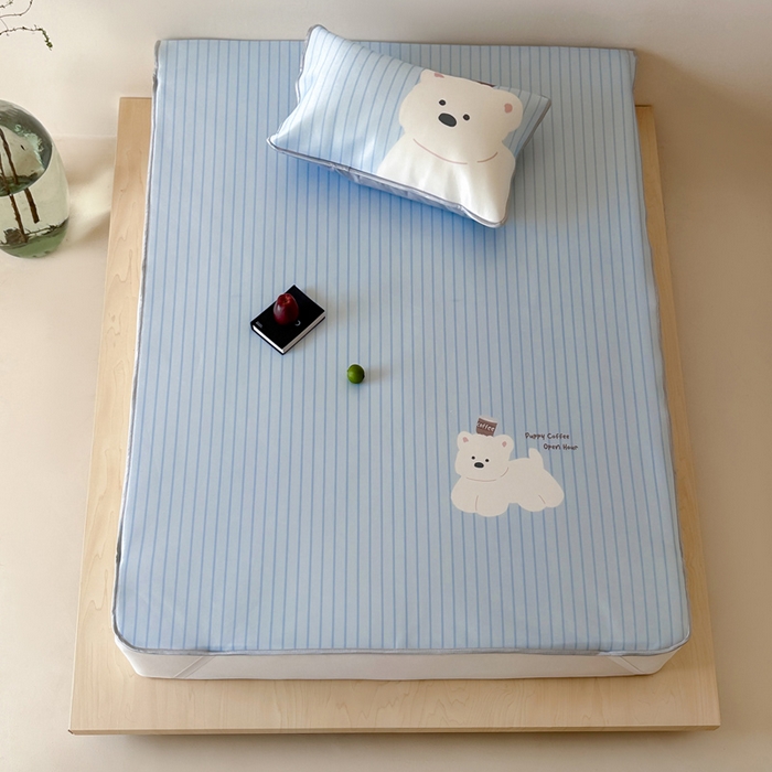 91家纺网 家纺一手货源 找家纺 （总）如一2025A类ins大版数码卡通印花冰丝凉感席