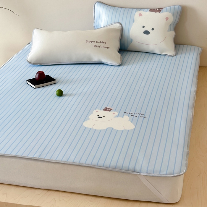 91家纺网 家纺一手货源 找家纺 （总）如一2025A类ins大版数码卡通印花冰丝凉感席