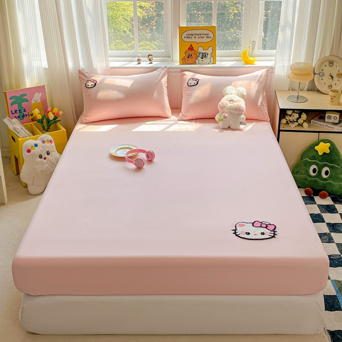 91家纺网 家纺一手货源 找家纺 （总）海岛哥哥 2025春夏新款卡通毛巾绣床笠