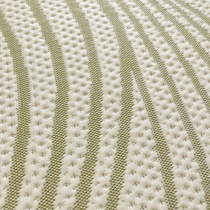 91家纺网 家纺一手货源 找家纺 雅居纺家纺 2025新款A类加厚三明治底简约提花凉感席系列-床笠款 曲线-绿