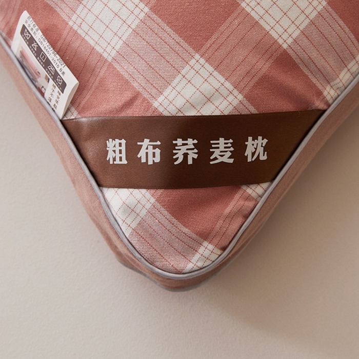 91家纺网 家纺一手货源 找家纺 （总）幸运草2025新款纯棉老粗布荞麦枕
