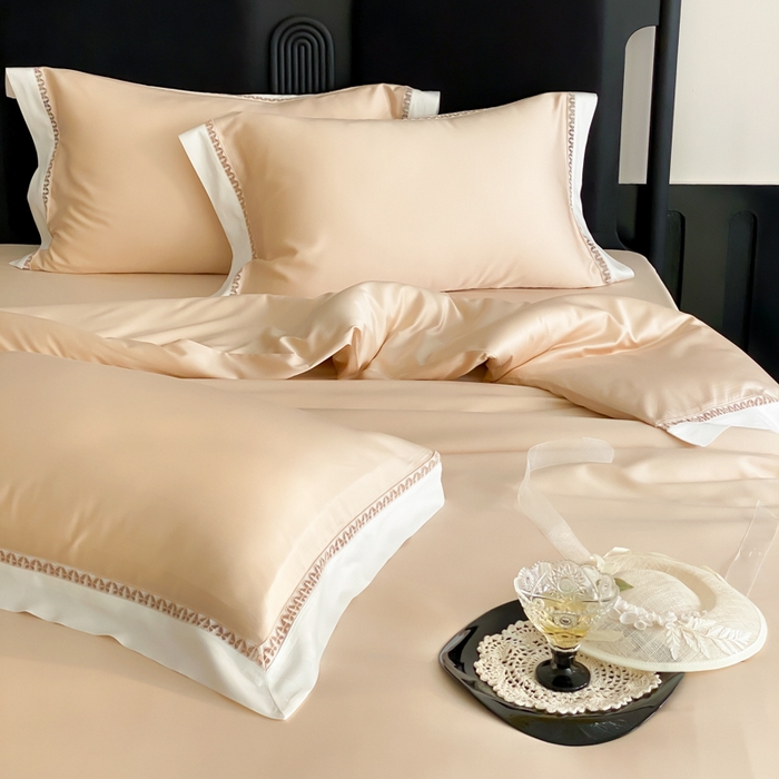 91家纺网 家纺一手货源 找家纺 （总）云栖家居 2025天丝棉镂空四件套-观夏