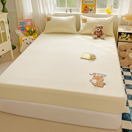 91家纺网 家纺一手货源 找家纺 （总）港岛妹妹 2025春夏新款卡通毛巾绣床笠