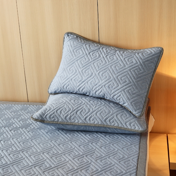 91家纺网 家纺一手货源 找家纺 （总）春皖家纺 2025新款全棉老粗布夹棉凉席护垫