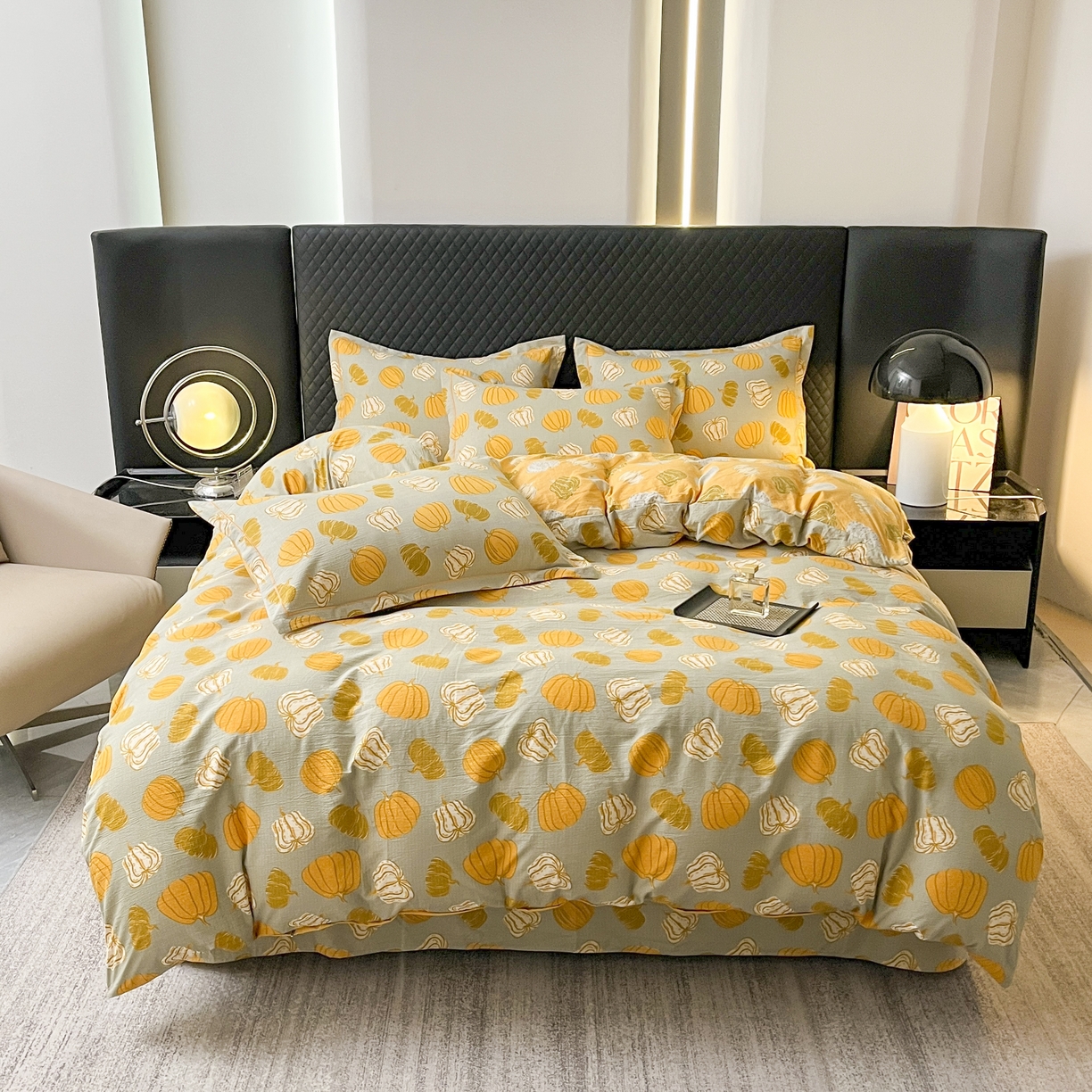 91家纺网 家纺一手货源 找家纺 （总）禧多家纺 2025新款亲肤舒适双层纱提花四件套