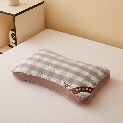 91家纺网 家纺一手货源 找家纺 （总）幸运草2025新款纯棉老粗布荞麦枕