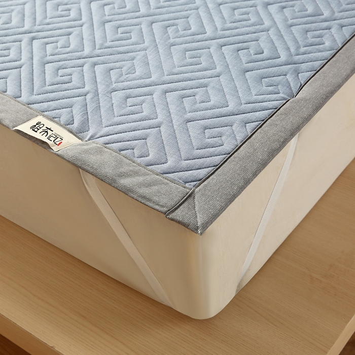 91家纺网 家纺一手货源 找家纺 （总）春皖家纺 2025新款全棉老粗布夹棉凉席护垫