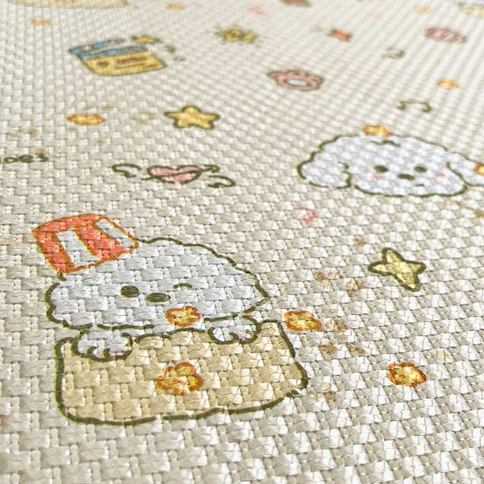 91家纺网 家纺一手货源 找家纺 布卢姆床垫2025新款A类数码印花冰藤席夏凉席--床笠款 爆米花床笠