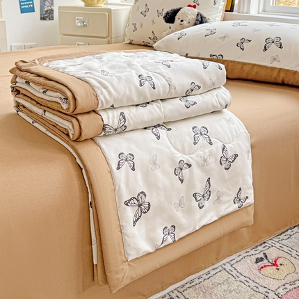 91家纺网 家纺一手货源 找家纺 （总）妖妖家纺 2025新款糯糯棉宽边夏被夏凉被空调被