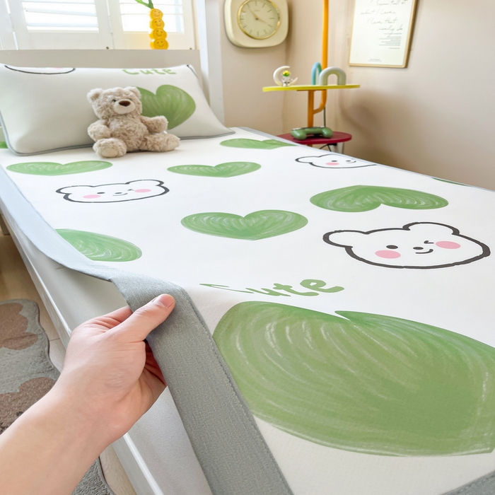 91家纺网 家纺一手货源 找家纺 （总）爱思凯2025新款【学生】碳光冰皮席凉席