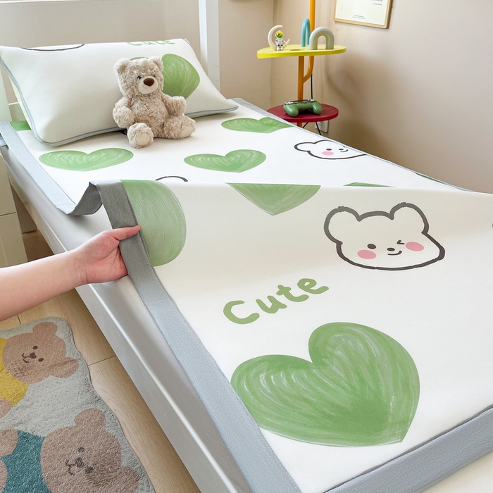 91家纺网 家纺一手货源 找家纺 （总）爱思凯2025新款【学生】碳光冰皮席凉席