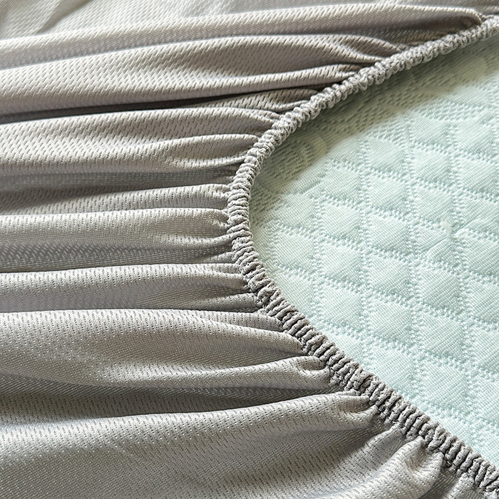 91家纺网 家纺一手货源 找家纺 布卢姆床垫2025新款A类PE乙纶冰豆豆床笠款凉席 夏日藤萝 蓝