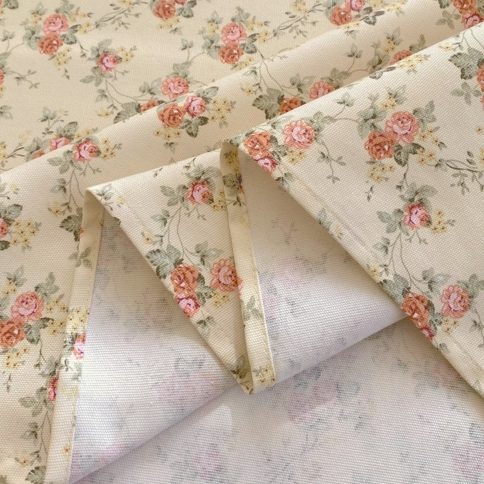 91家纺网 家纺一手货源 找家纺 慕尚家纺 2025新款全棉纯棉老粗布花卉床单款凉席席子 花海-粉