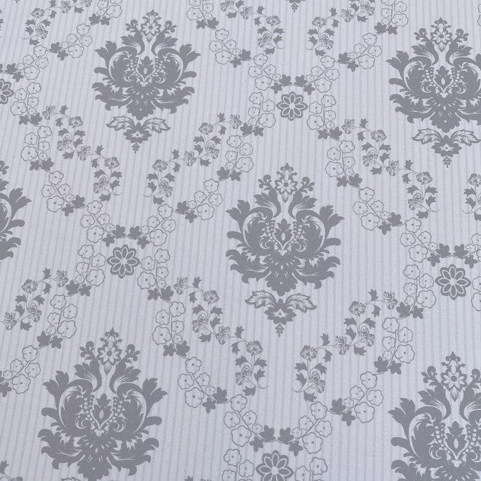 91家纺网 家纺一手货源 找家纺 慕尚家纺 2025新款全棉纯棉老粗布花卉床单款凉席席子 花开富贵-灰