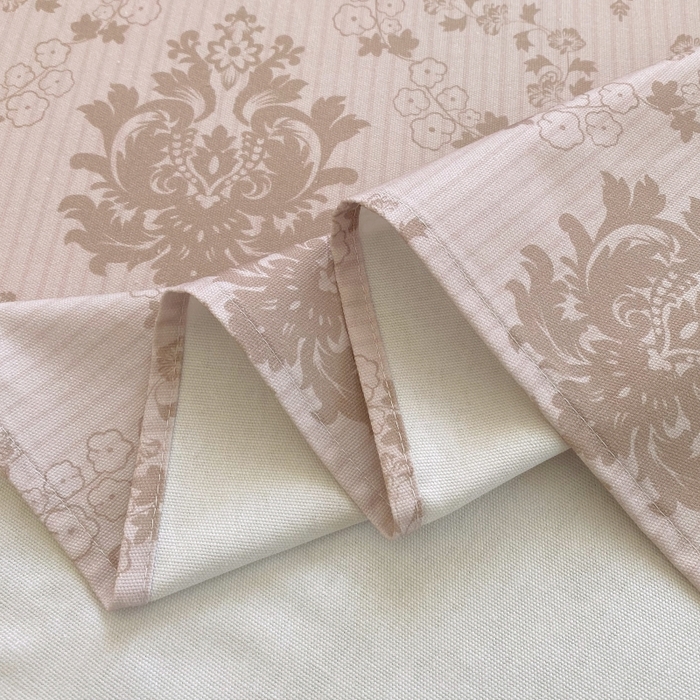 91家纺网 家纺一手货源 找家纺 慕尚家纺 2025新款全棉纯棉老粗布花卉床单款凉席席子 花开富贵-驼