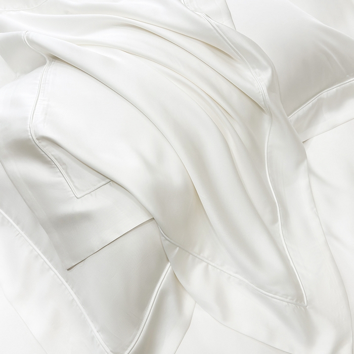 91家纺网 家纺一手货源 找家纺 （总）【兰精公司授权】星蕴家纺 2025新款奥地利兰精天丝莱赛尔纯色埋绳款四件套-莱恩