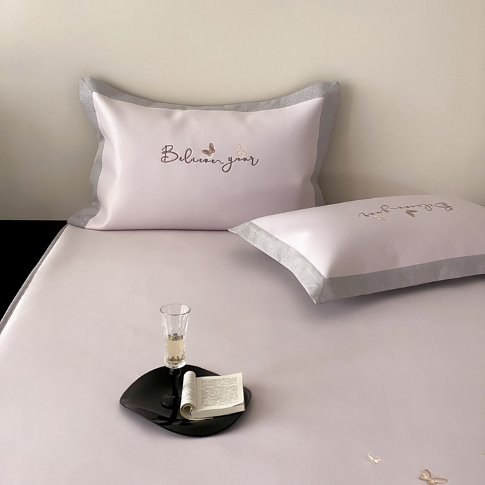 91家纺网 家纺一手货源 找家纺 由有家居 2025新款7A级高精密A类抗菌色织提花进口刺绣冰丝凉席-蝶影 蝶影-粉