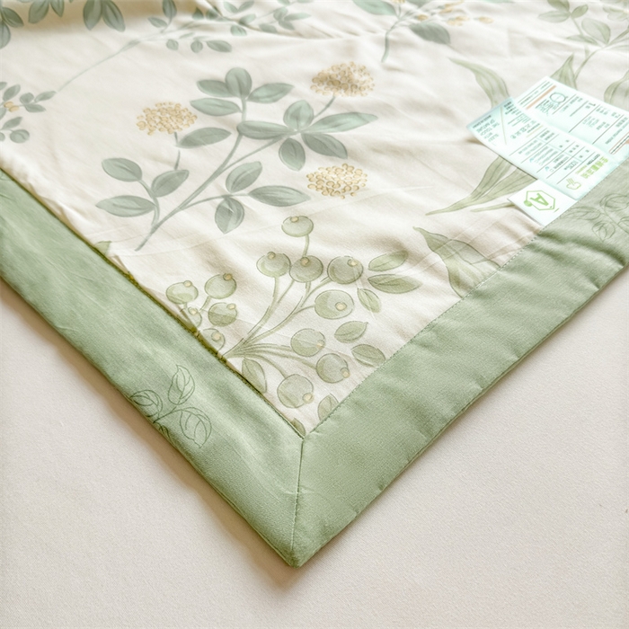 91家纺网 家纺一手货源 找家纺 小石头家纺 2025新款里外全棉A类纯棉棉花小碎花夏被包质检=买家秀 香草花梦