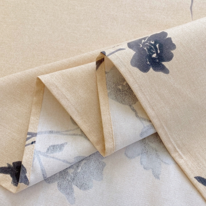 91家纺网 家纺一手货源 找家纺 慕尚家纺 2025新款全棉纯棉老粗布花卉床单款凉席席子 莫奈花