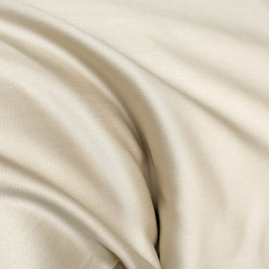 91家纺网 家纺一手货源 找家纺 禾时 2025新款纯色双拼兰精天丝单品系列-单枕套 枕套单件 极地白