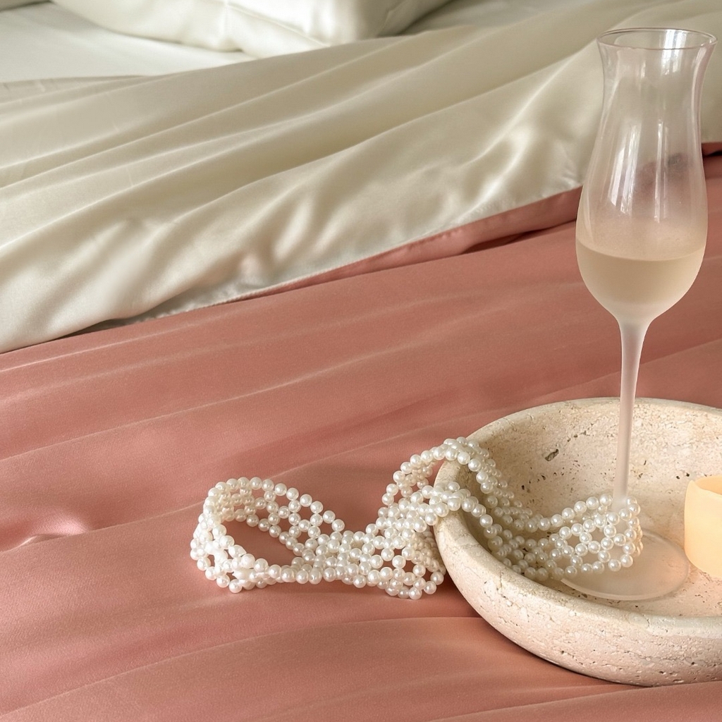 91家纺网 家纺一手货源 找家纺 禾时 2025新款纯色双拼兰精天丝单品系列-单被套 被套单件 芝芝桃桃-极地白