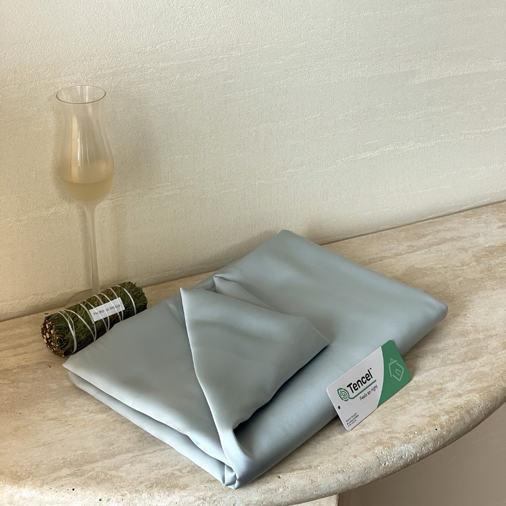 91家纺网 家纺一手货源 找家纺 （总）禾时 2025新款纯色双拼兰精天丝单品系列-单床单 床单单件