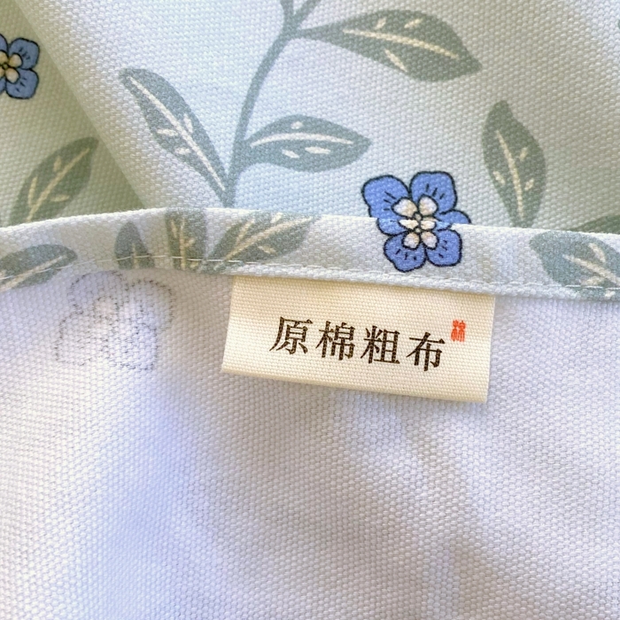 91家纺网 家纺一手货源 找家纺 慕尚家纺 2025新款全棉纯棉老粗布花卉床单款凉席席子 幸运草