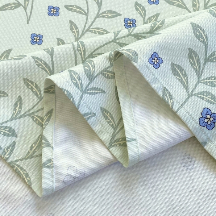 91家纺网 家纺一手货源 找家纺 慕尚家纺 2025新款全棉纯棉老粗布花卉床单款凉席席子 幸运草