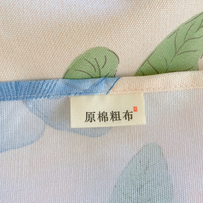 91家纺网 家纺一手货源 找家纺 慕尚家纺 2025新款全棉纯棉老粗布花卉床单款凉席席子 依恋