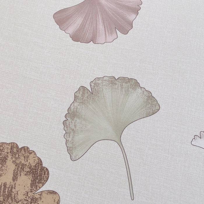 91家纺网 家纺一手货源 找家纺 慕尚家纺 2025新款全棉纯棉老粗布花卉床单款凉席席子 银杏叶