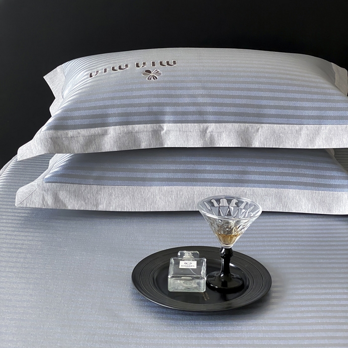 91家纺网 家纺一手货源 找家纺 由有家居 2025新款轻奢7A高精密抗菌可水洗色织提花进口刺绣冰丝凉席-森恋 森恋-蓝