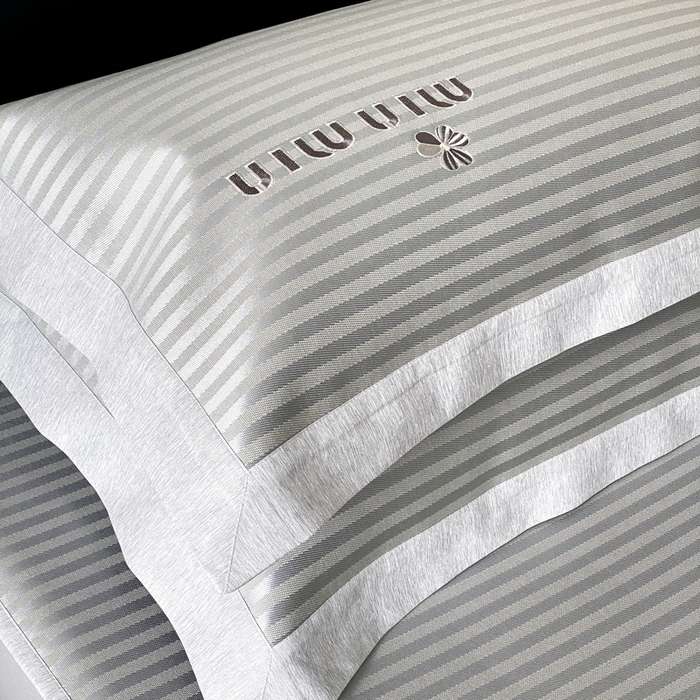 91家纺网 家纺一手货源 找家纺 由有家居 2025新款轻奢7A高精密抗菌可水洗色织提花进口刺绣冰丝凉席-森恋 森恋-咖