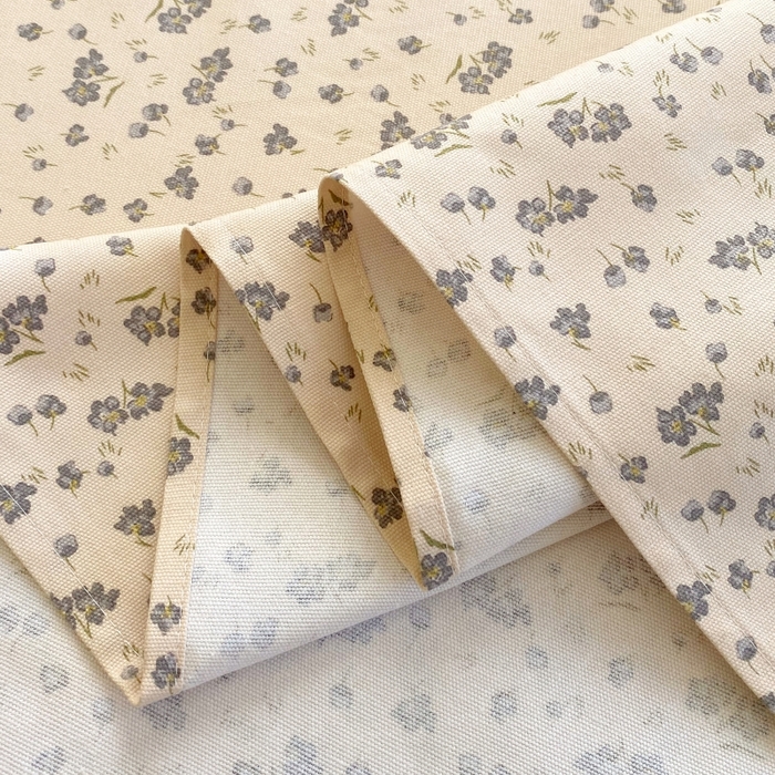 91家纺网 家纺一手货源 找家纺 慕尚家纺 2025新款全棉纯棉老粗布花卉床单款凉席席子 紫韵