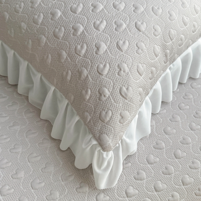 91家纺网 家纺一手货源 找家纺 怡源梦 2025新款A类高分子凉感席床裙床笠二合一席子-心动系列 香槟金