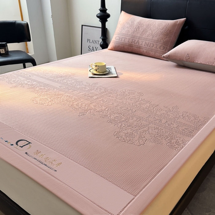 91家纺网 家纺一手货源 找家纺 （总）怡源梦 2025新款A类高分子凉感席席子-巴黎世家系列