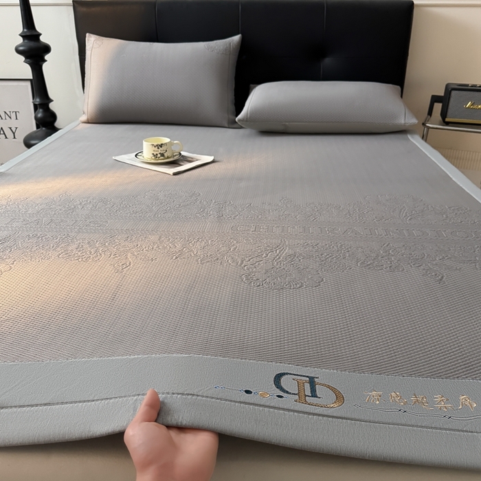 怡源梦 2025新款A类高分子凉感席席子-巴黎世家系列 巴黎世家 灰色