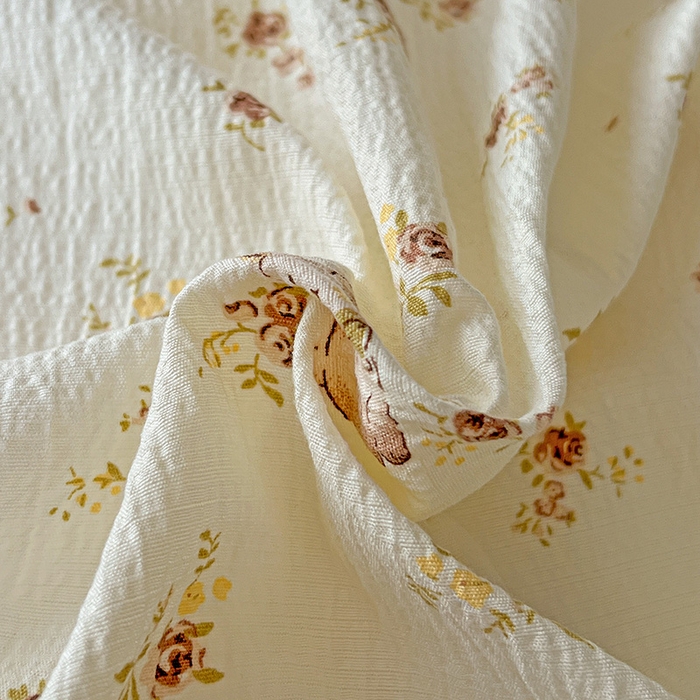 91家纺网 家纺一手货源 找家纺 名品家纺 2025新款云感皱皱双层纱四件套 晴天